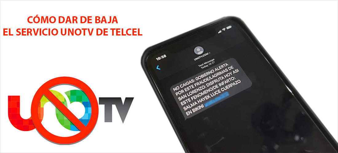 Cómo dar de baja el servicio UNOTV de Telcel